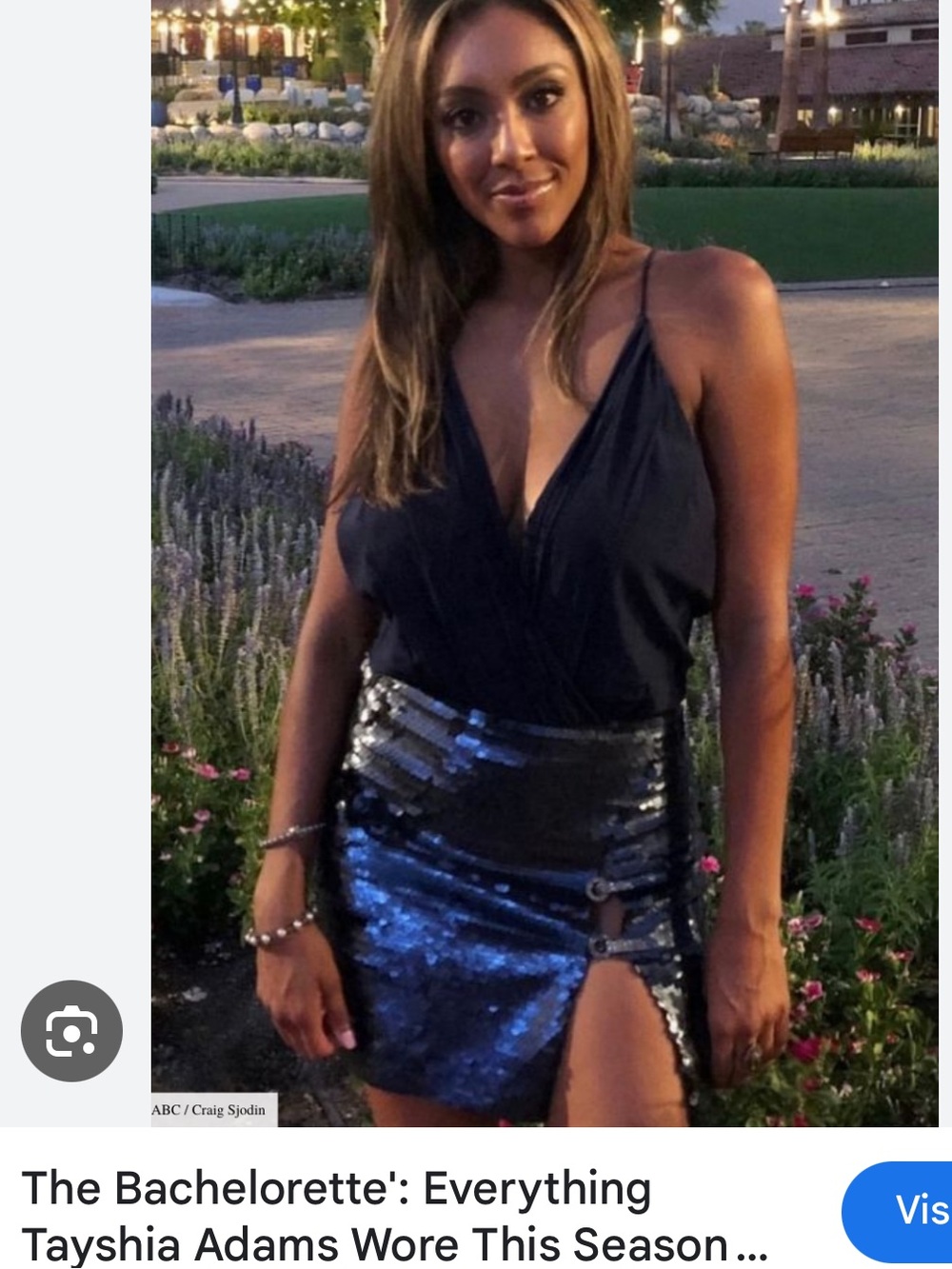 Navy Sequin Mini Skirt with Decorative Rhinestone Rings